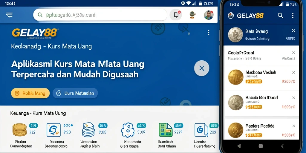 Screenshot antarmuka <strong>GELAY88</strong> menampilkan fitur konversi mata uang yang informatif.