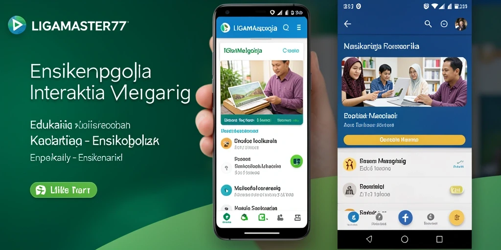 Tampilan antarmuka intuitif LIGAMASTER77 yang memudahkan eksplorasi informasi.